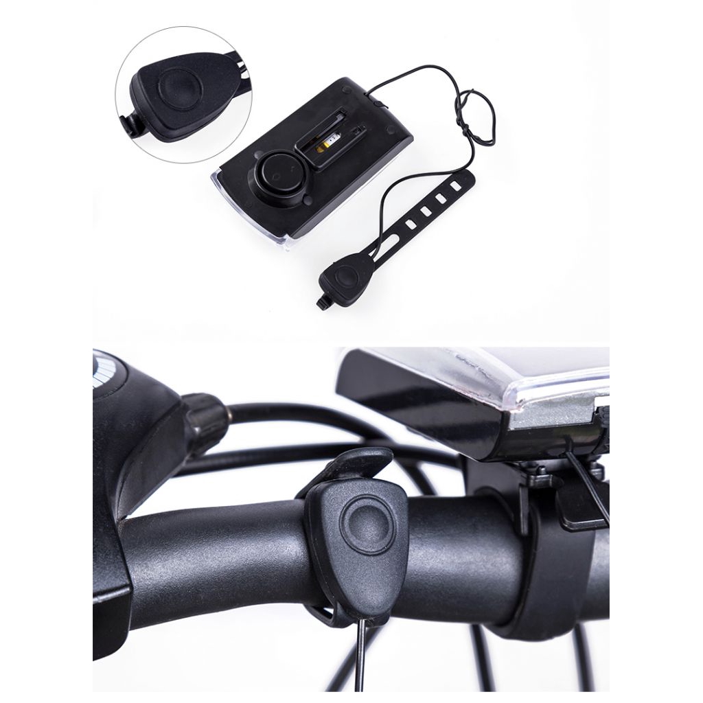 Đèn Pha Xe Đạp 4 Bóng Led Năng Lượng Mặt Trời