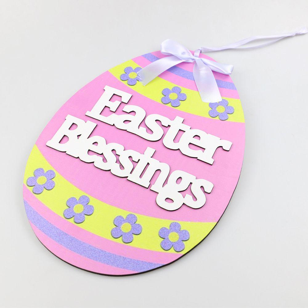 ESPO Thỏ Phục Sinh Bằng Gỗ Treo Trang Trí Sân Vườn