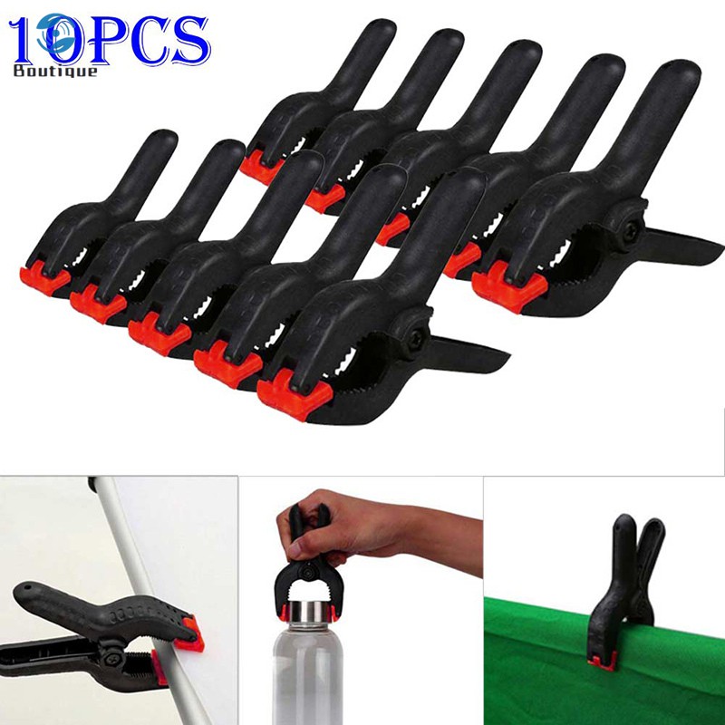 ✿♥▷ 10 Pcs Photo Studio Light Background Clips Backdrop Clamps A Type 2 inch 