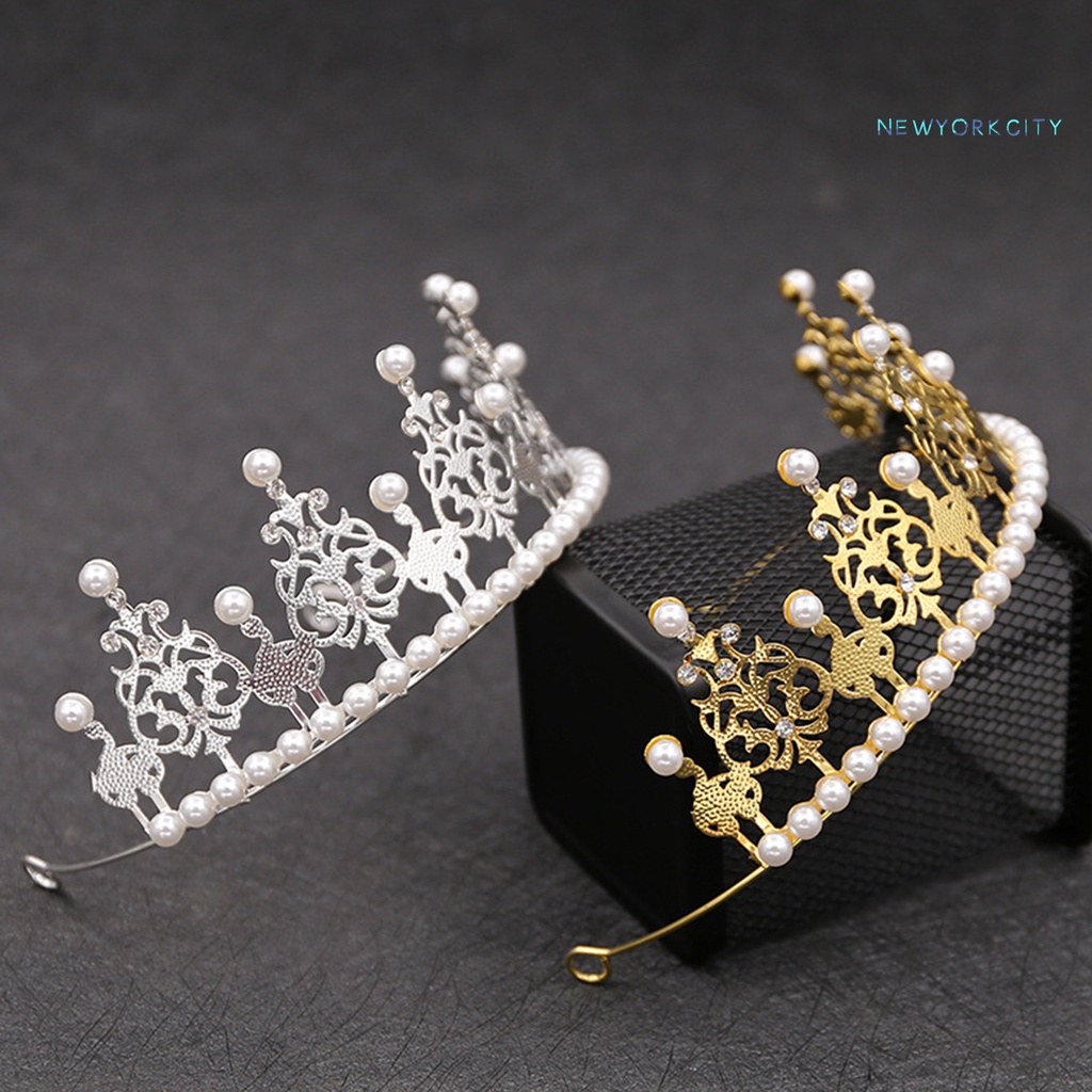 Que Cắm Trang Trí Bánh Kem Hình Vương Miện Bằng Kim Loại Mini