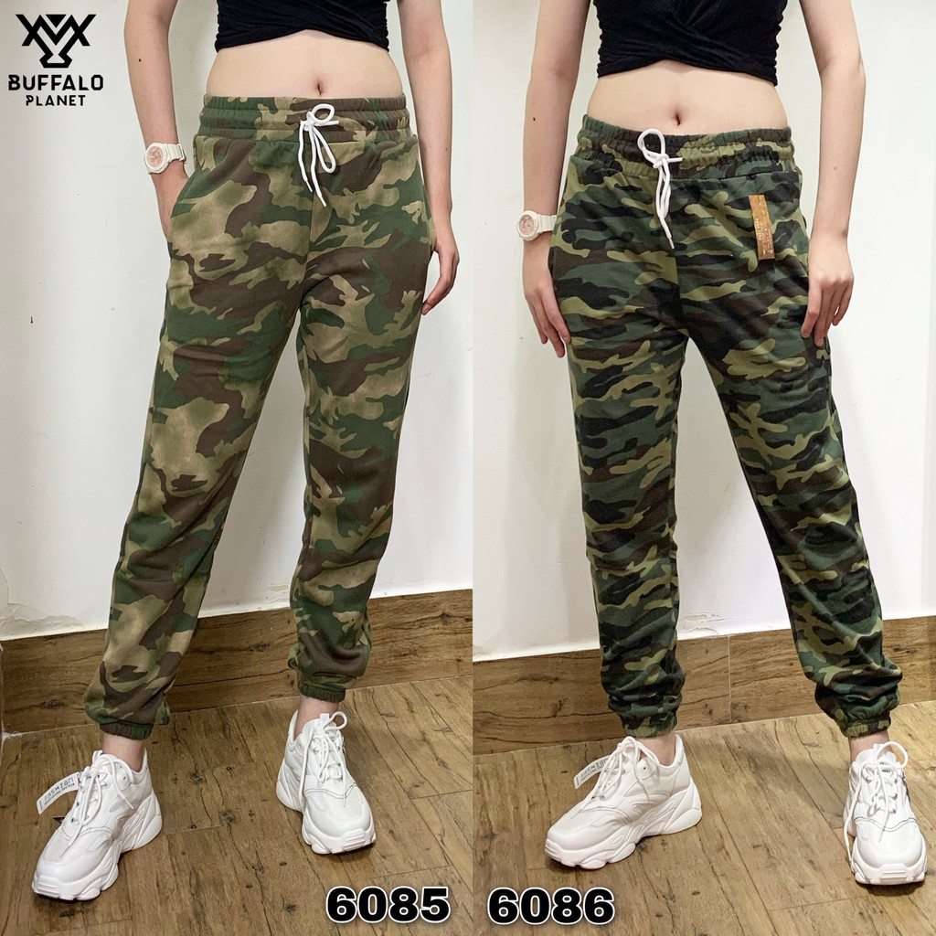 Quần jogger thun da cá họa tiết CAMO lính -Hot trend 2020 - BIGSIZE