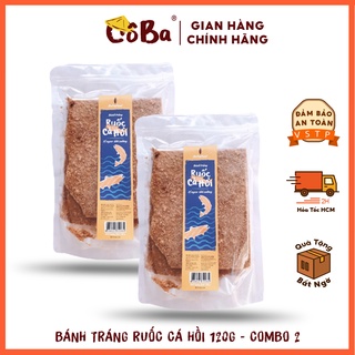 [Sale] Bánh Tráng Ruốc Cá Hồi 120g Cô Ba [COMBO2] Giàu Năng Lượng Healthy Siêu Ngon Nhiều Dinh Dưỡng Tốt Cho Sức Khỏe