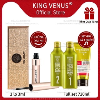[Combo Sale ] 1 Lọ Dưỡng Mi KING VENUS® và 1 Bộ Dầu Gội Dầu Xả Chăm Sóc Phục Hồi Tóc Đa Tầng Kích Mọc Tóc Mới zzVENUS®