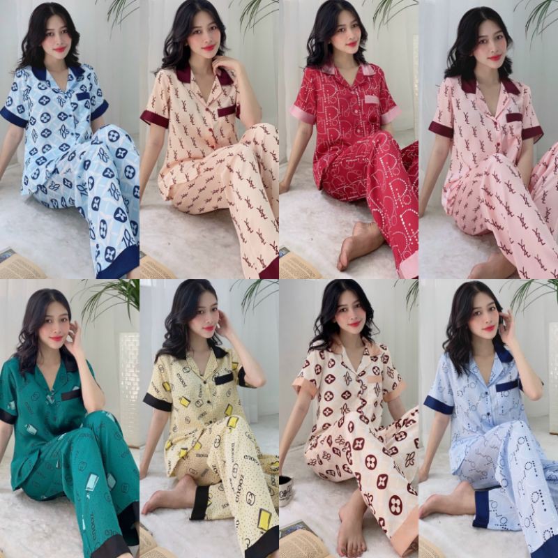 ✅PYJAMA BIGSIZE LỤA SATIN 60-75KG TNQD, ĐỒ BỘ SAU SINH SIZE TO, ĐỒ BỘ MẶC NHÀ SIZE LỚN✅