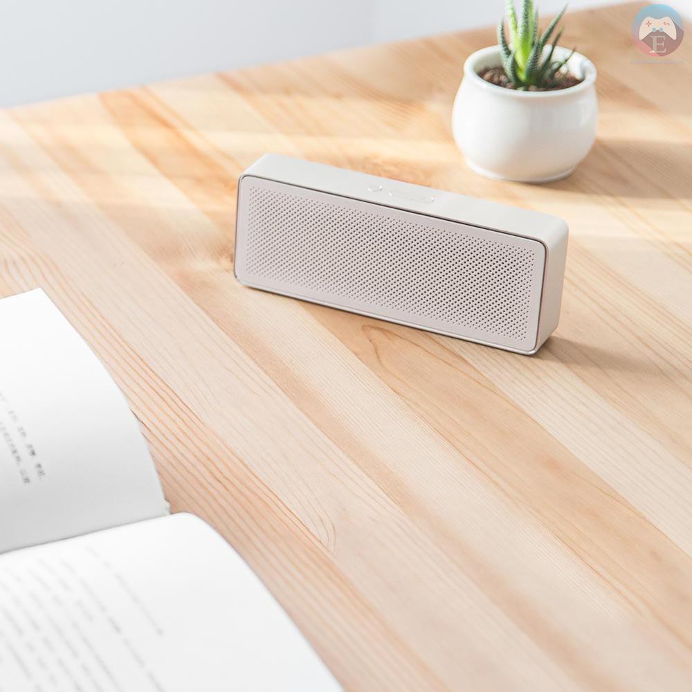 Ê Xiaomi Mi BT Speaker Square Box 2 Stereo Portable HD Sound Quality Soundbox Bass Speakers Music Audio Player Music Amplifier V4.2 1200mAh Aux Line-in Hands-free with Mic