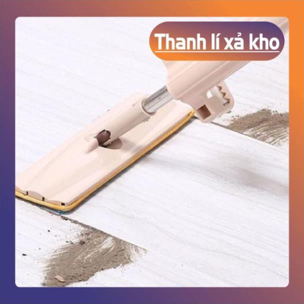 XẢ KHO Mua Lẻ Rẻ Như Sỉ Cây lau nhà tự vắt kèm 2 bông lau Đồ Gia Dụng BinBon