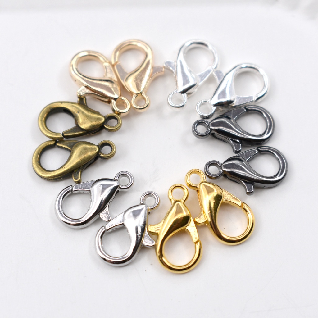 Set 10 móc khóa tôm hùm dùng làm trang sức thủ công