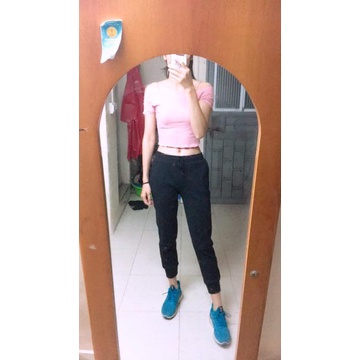 Quần jogger nữ chất len tăm dày đẹp_ Quẩn len tăm bo gấu - MiuMiu Fashion