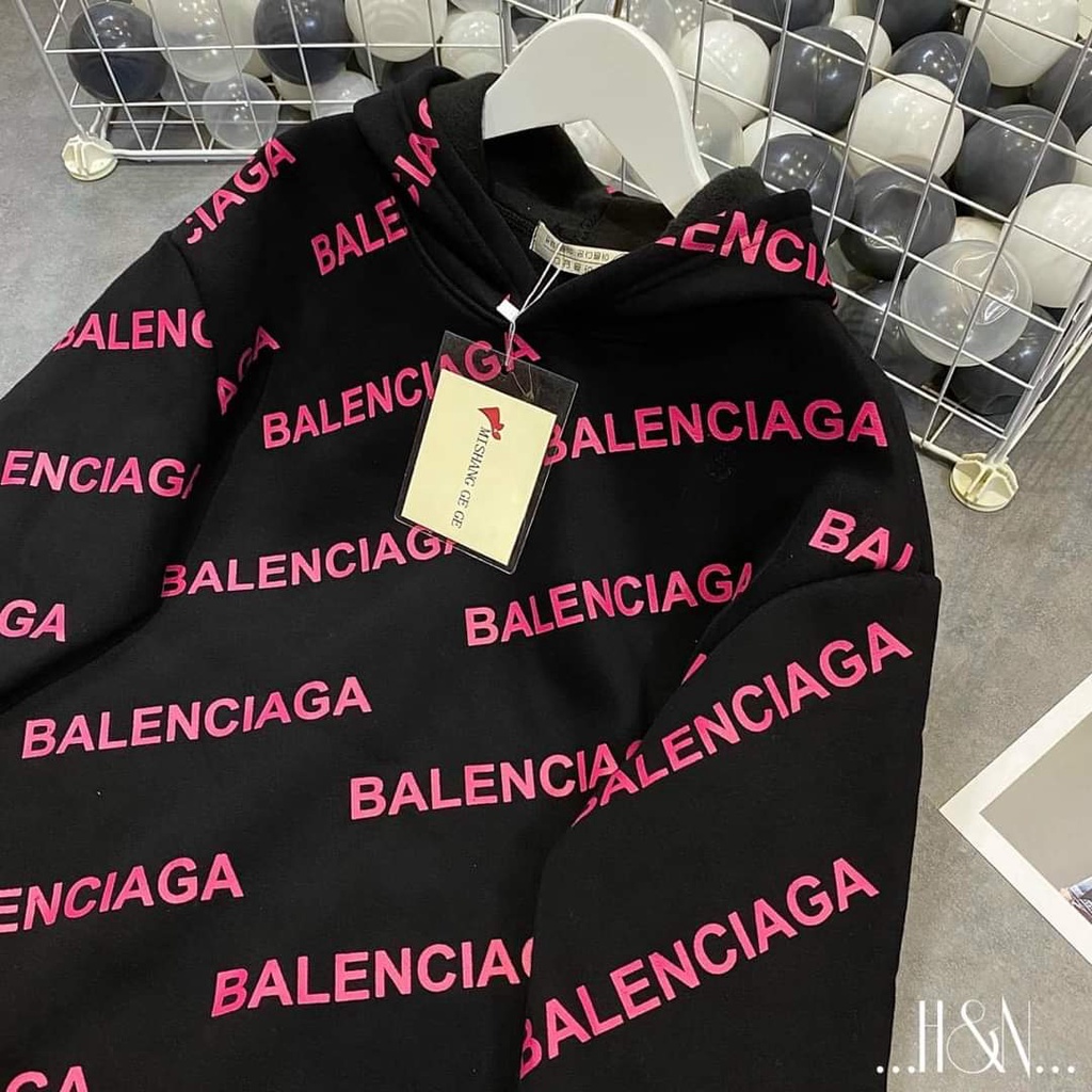 Áo Hodie Nỉ Nữ Balen Có Mũ Form Rộng Freesize Dưới 60Kg, Áo Có Lót Nỉ | BigBuy360 - bigbuy360.vn