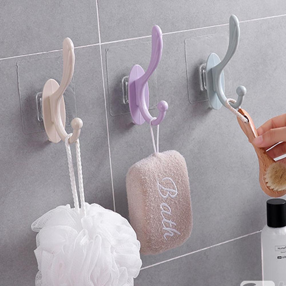 NICKOLAS Móc Treo Khăn Gắn Tường Không Cần Đục Lỗ Siêu Dính Kiểu Bắc Âu Tiện Dụng Cho Gia Đình