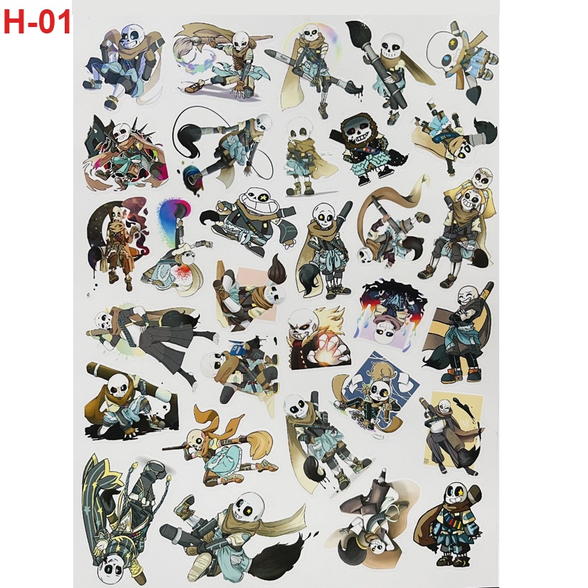 Sticker/ Hình dán sans undertale game (các mẫu mới)
