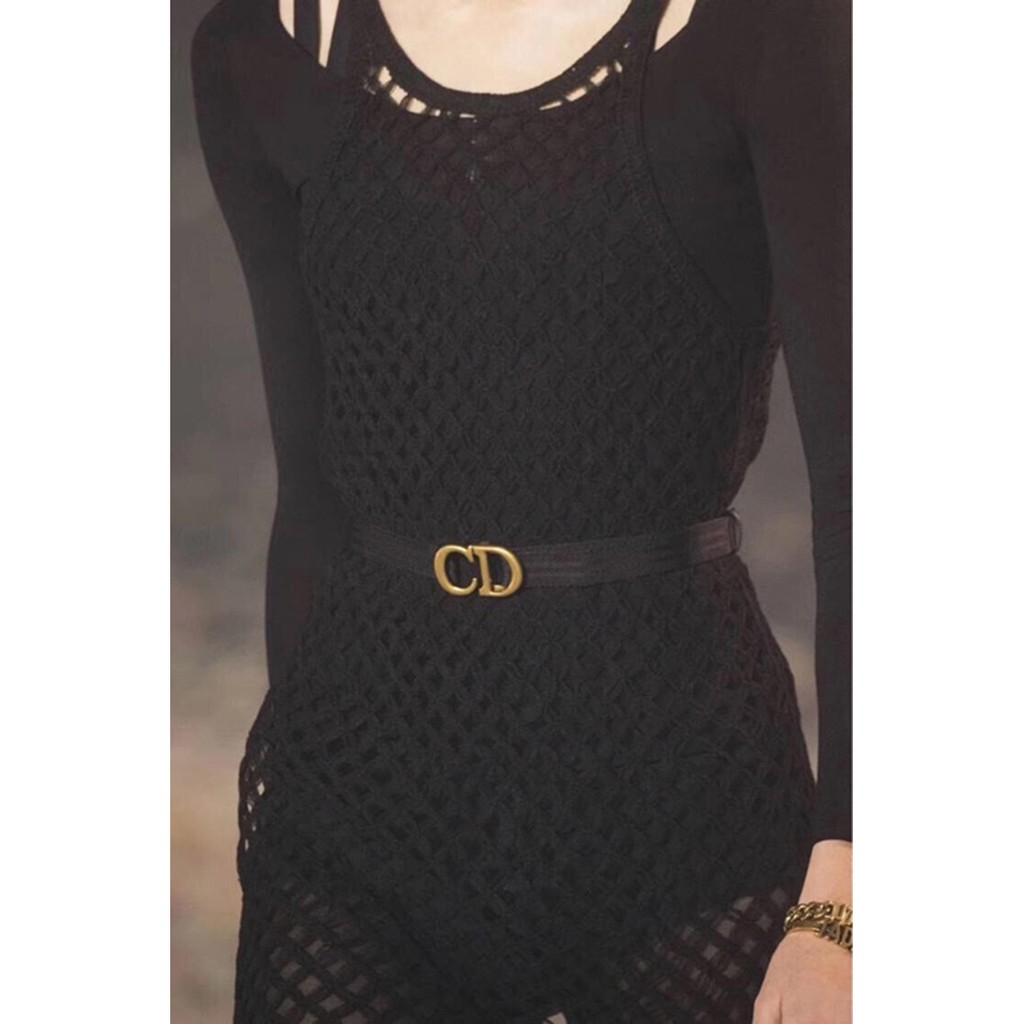 Thắt lưng nữ mặt C D thời trang cá tính