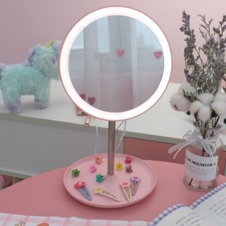 Gương Trang Điểm Để Bàn Đèn Led