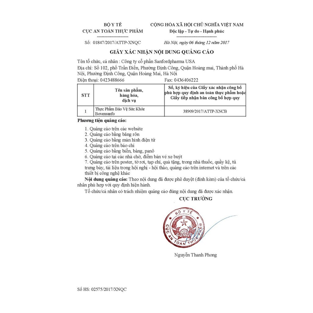 Bovensanfo- Hỗ trợ điều trị suy giãn tĩnh mạch, chuột rút, tê chân tay | Thế Giới Skin Care