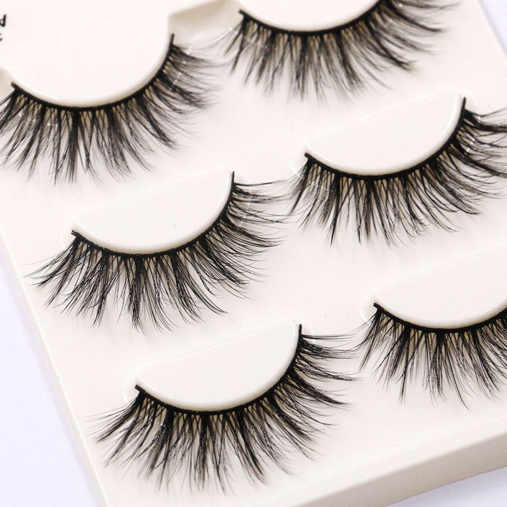 Bộ 3 Cặp Lông Mi Giả ROWANS SKONHED Dùng Trang Điểm Mắt To Hơn
