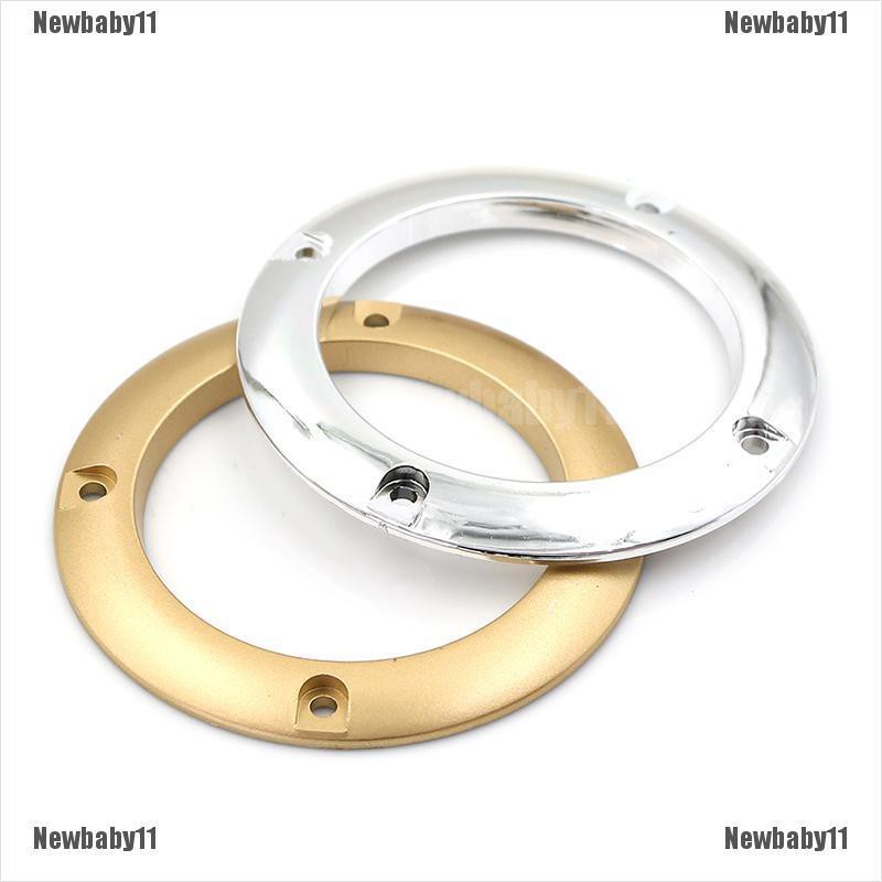 Set 2 Ốp Lưới Tròn 2 &quot;inch Bằng Kim Loại Trang Trí Loa Âm Thanh