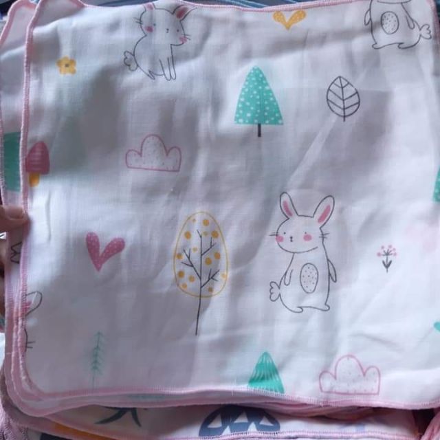 10 Khăn sữa 4 lớp từ vải xô nhật