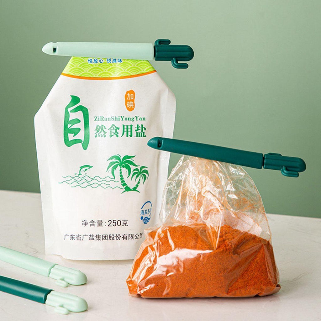 MOCHO Kẹp Miệng Túi Thực Phẩm Hình Cây Xương Rồng Dễ Thương
