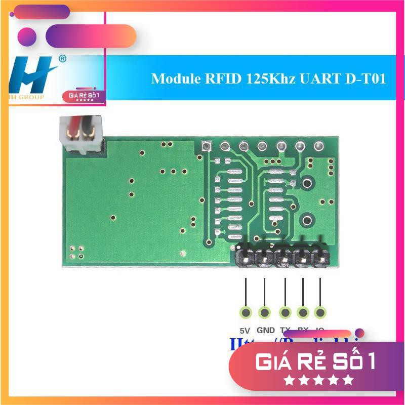 [Mô đun] Module RFID 125Khz UART D-T01