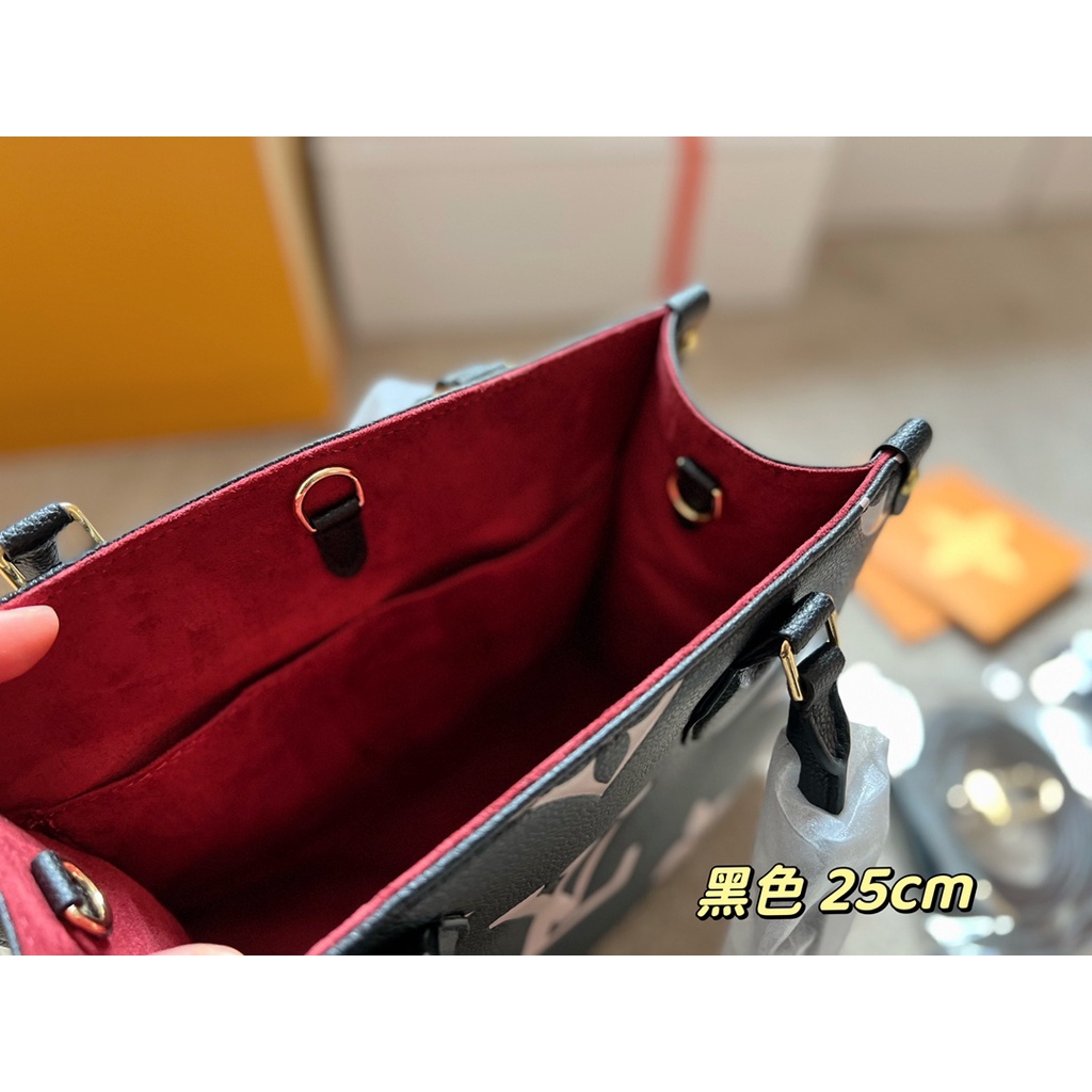 Túi xách nữ da thật thời trang cao cấp Louis Vuitton LV thiết kế họa tiết logo, phong cách sang trọng