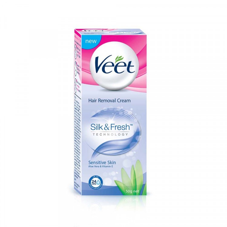 Kem tẩy lông cho da nhạy cảm Veet Silk & Fresh (50g) - 2201341