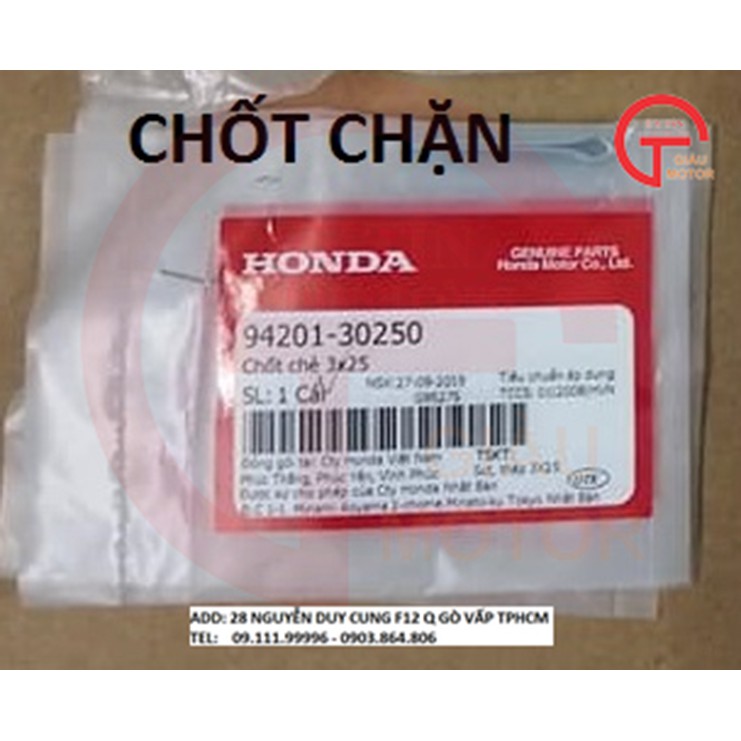 HONDA - CỐT BẮT CHỐNG ĐỨNG VÀ CHỐT CHẶN FUTURE NEO - FUTURE X CHÍNH HÃNG HONDA ,UY TÍN