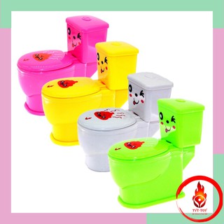 Đồ chơi troll - bồn cầu xịt nước với nhiều màu sắc hấp dẫn, troll bá đạo