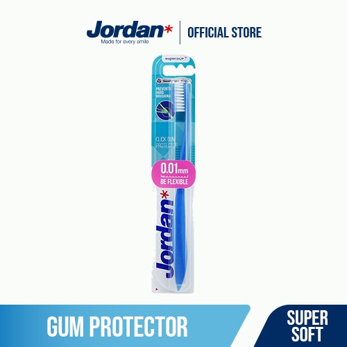 [Mã BMBAU50 giảm 7% đơn 99K] Combo 4 Bàn chải đánh răng Jordan Click Gum Protector, Lông siêu mềm mỏng 0.01mm