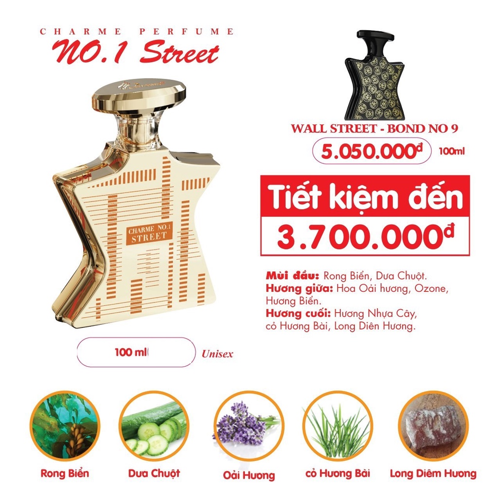 Nước hoa Charme Street 100ml
