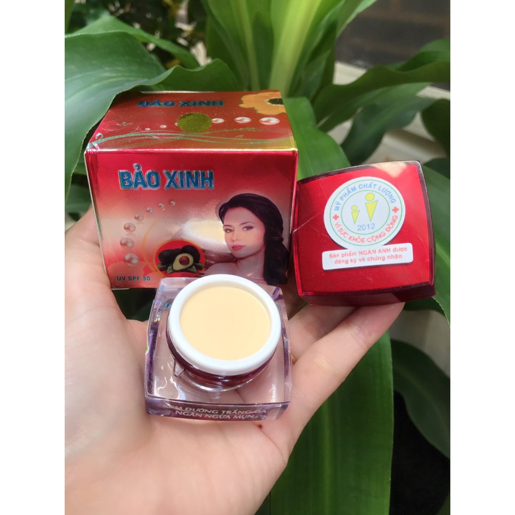 Kem Bảo Xinh ( Bảo X) Dưỡng Trắng Da Ngăn Ngừa Mụn 10g