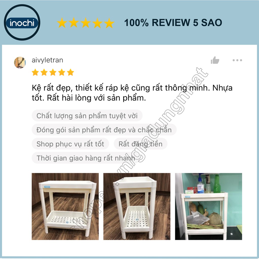 Kệ Đa Năng 2 Tầng Inochi Nhựa Dùng Để Đựng Gia Vị Nhà Bếp Đựng Đồ Thực Phẩm Hoặc Làm Giá Để Đồ Nhà Tắm Phòng Ngủ | BigBuy360 - bigbuy360.vn