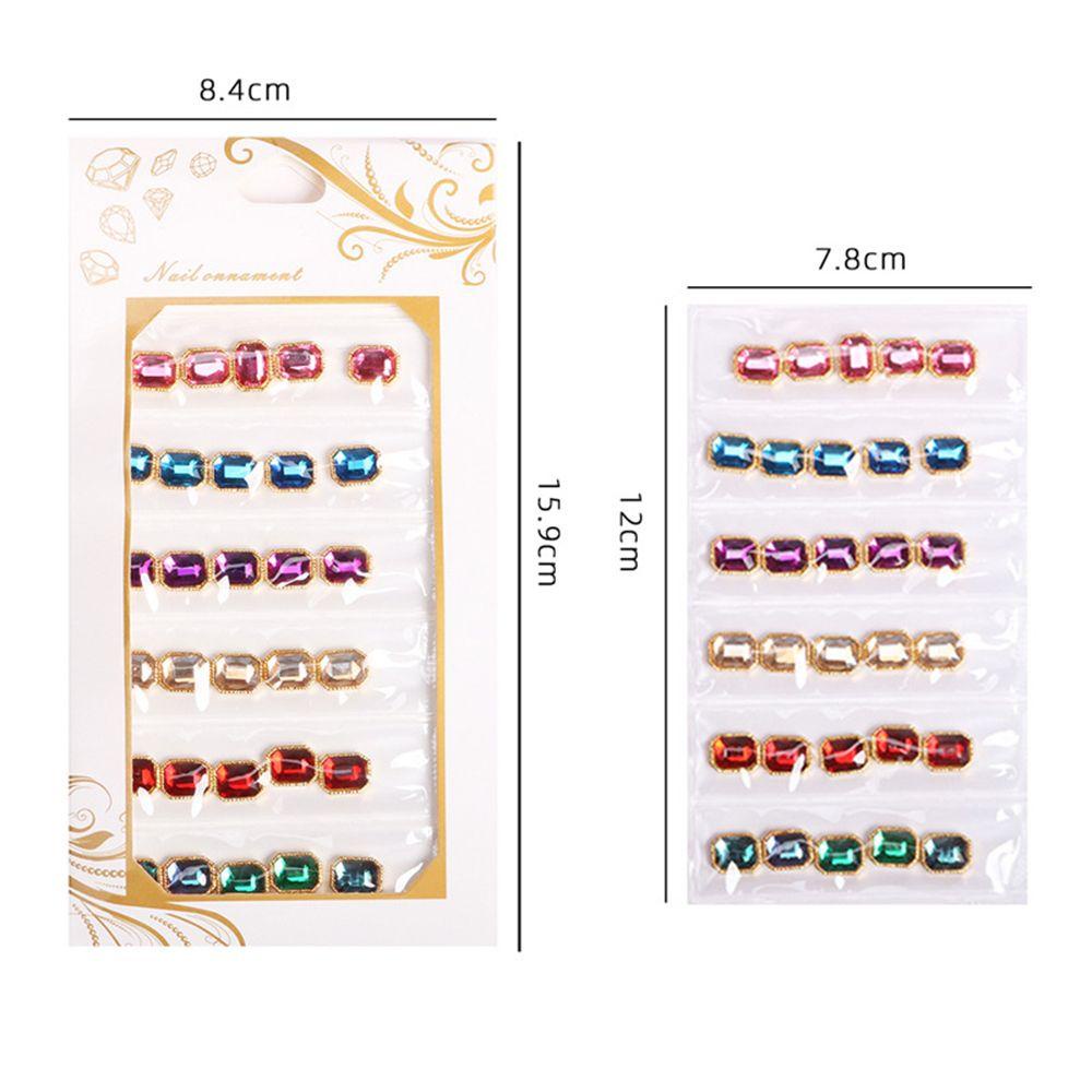 OCEANMAP Đá Trang Trí Móng Tay Nghệ Thuật Hình Mặt Trăng