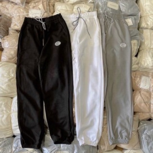 Quần Nỉ Jogger Bom chất Len Tổ ong Quảng Châu Cao Cấp PONY68