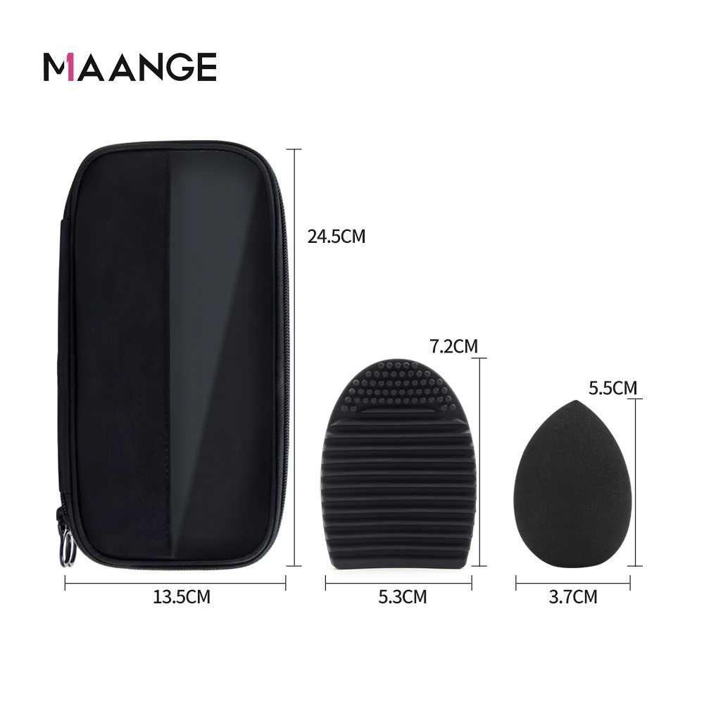 Set 10 Cọ Trang Điểm MAGEFY Lông Mềm Chất Lượng Cao