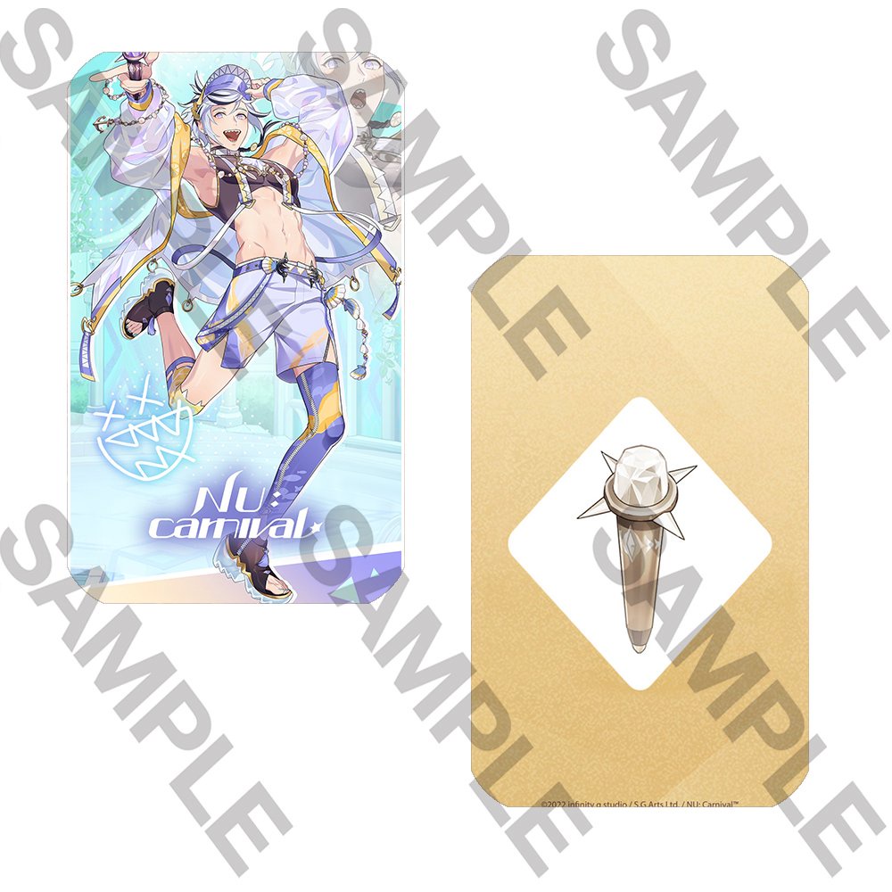 Ảnh card bo góc in hình NU: carnival ver 1 anime BL chibi 5x8 cm độc đáo