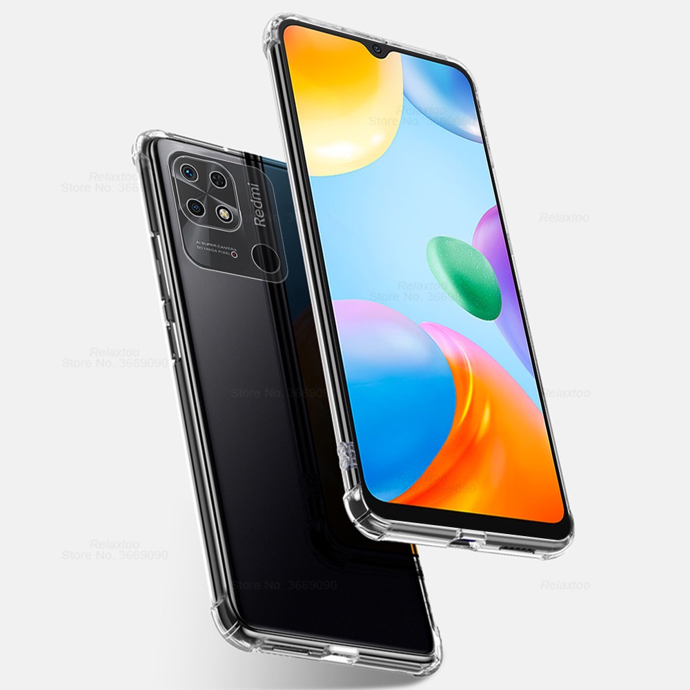 Ốp điện thoại silicon mềm trong suốt cho Xiaomi Redmi 10C K50Pro 9A 9C Note 11 11S 11Pro 10 10S Poco M3 M4Pro X3 NFC F3