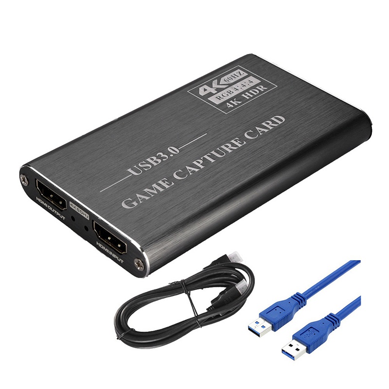 4K HDMI to USB 3.0 1080P Video Capture Card for OBS Game (Gray)