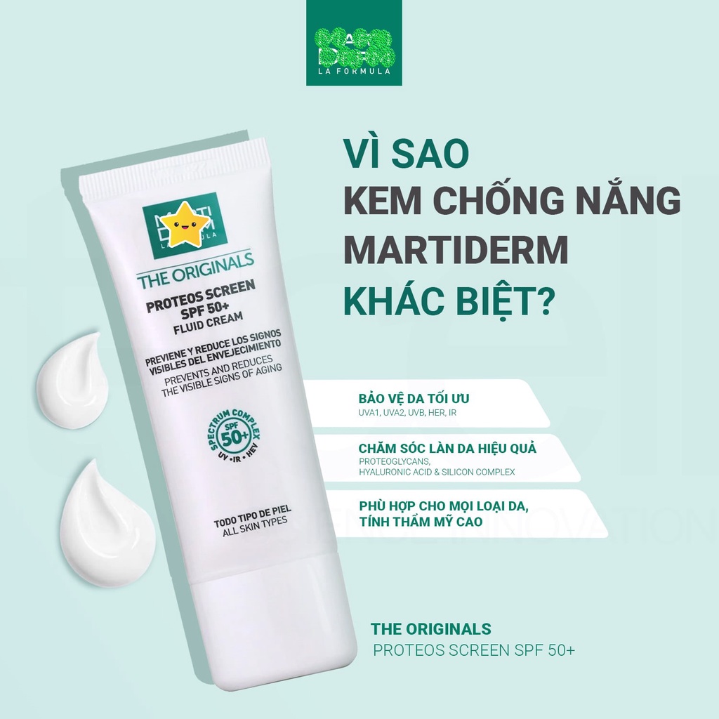Kem chống nắng cho da nám, tàn nhang, da lão hóa Heliocare Pigment Solution Fluid, Age Active Fuild SPF 50+