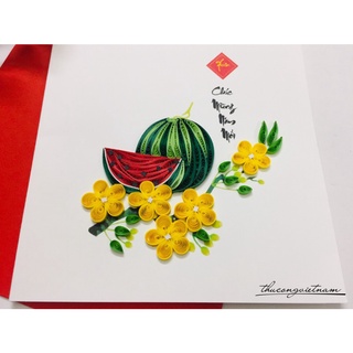 Thiệp Quilling năm mới