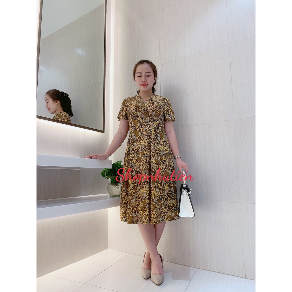 Đầm trung niên mùa xuân, đầm trung niên tết tặng mẹ