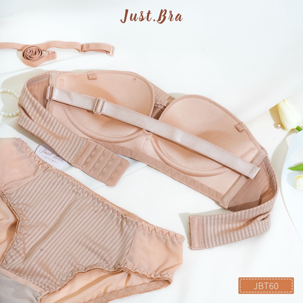 Set bra quây Just Bra không gọng mút dày nâng đẩy ngực quyến rũ JBT60