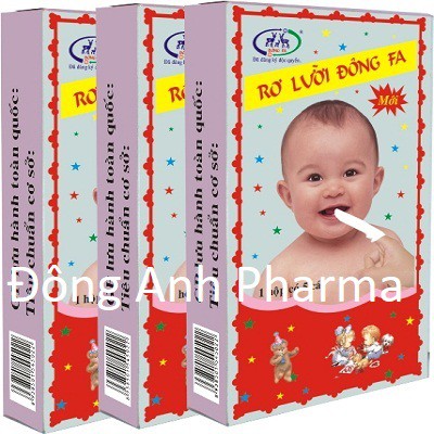 Rơ lưỡi Đông Fa / Đông Pha 3 con nai (hộp 5 cái) - Đông Anh Pharma