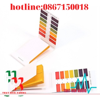 [1 Hộp 20 Tệp ] Giấy Quỳ Tím Thử Độ pH Thang Đo Từ 1 Đến 14