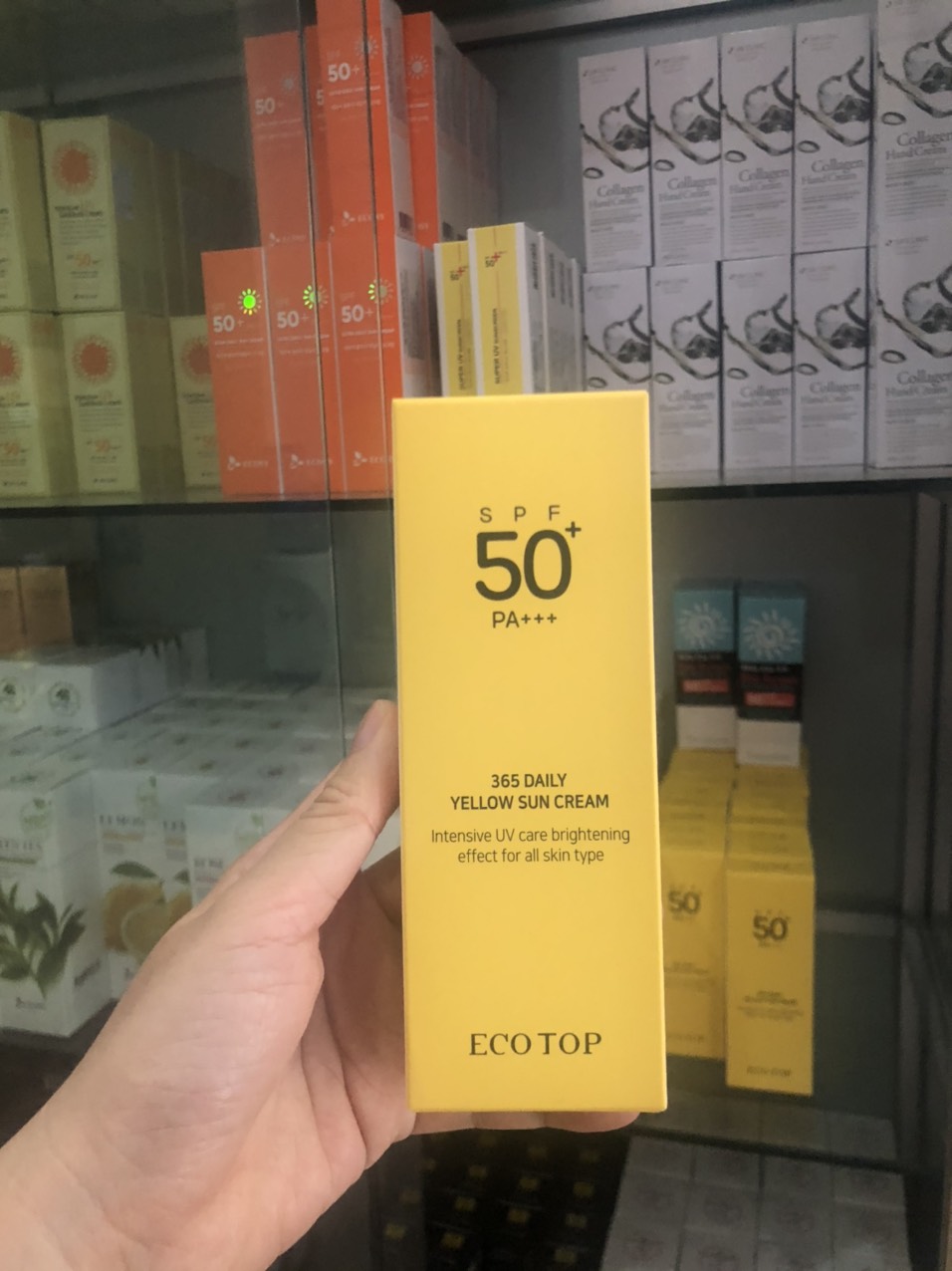[Chính hãng] Kem chống nắng Eco Top 365 Daily Yellow Sun Cream SPF 50 PA 70ml