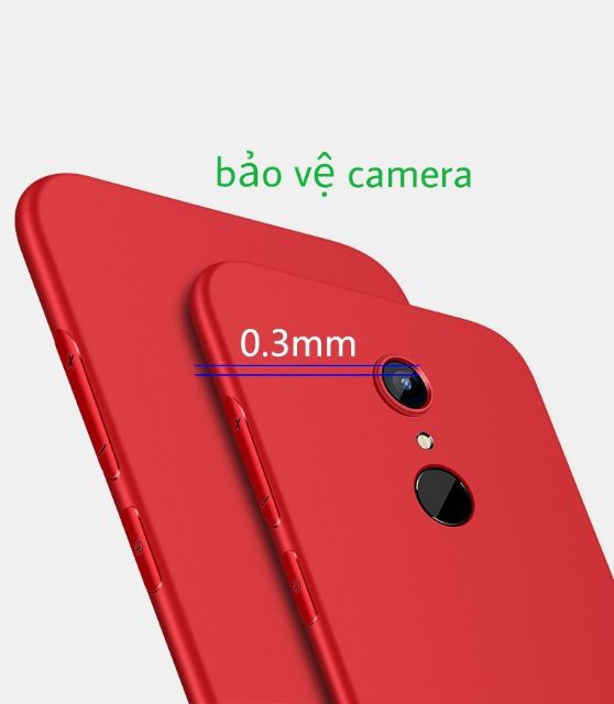 Ốp lưng Xiaomi Redmi 5 Plus dẻo mỏng bảo vệ camera
