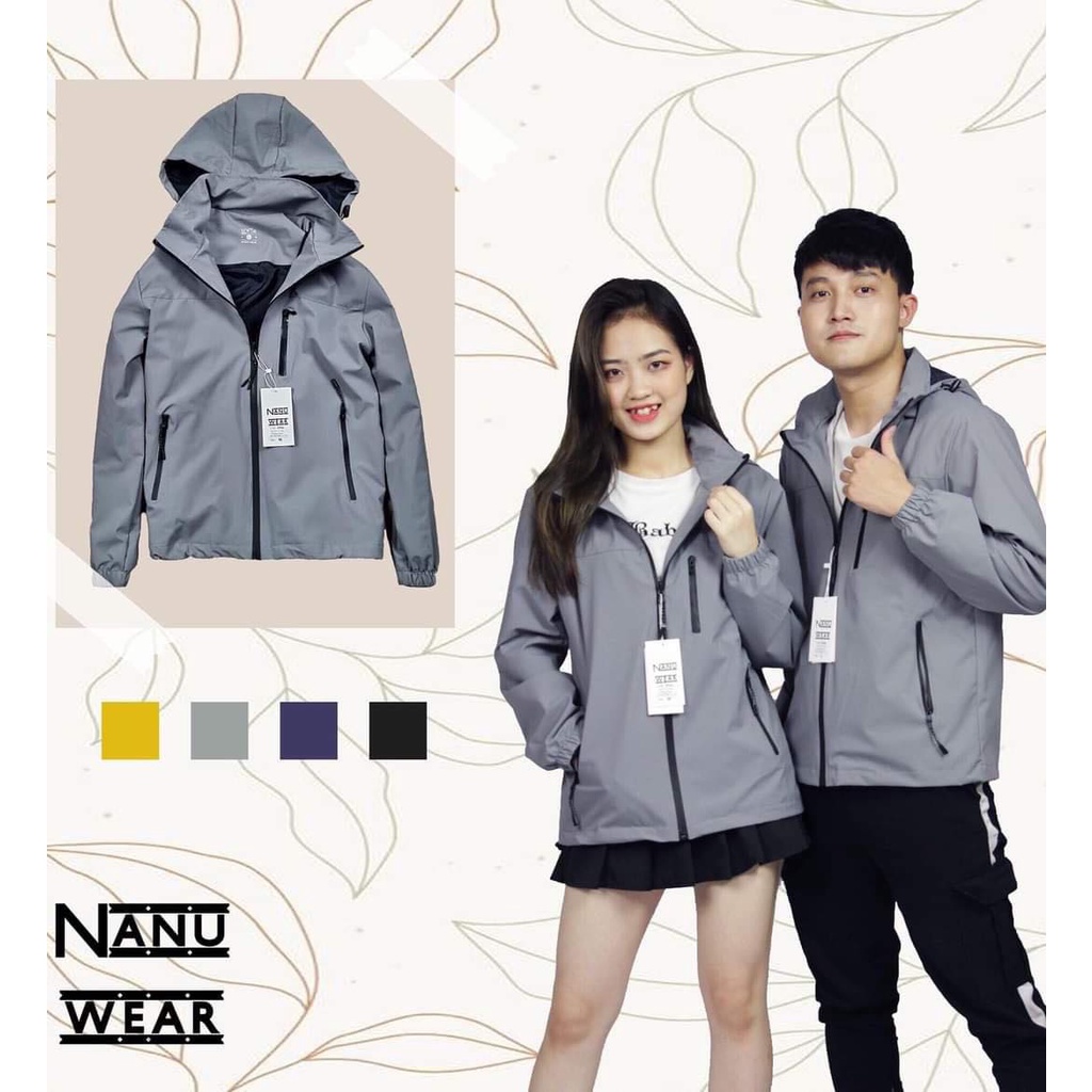 Áo Gió 2 Mặt, 2 Lớp, Mặc Cho Cả Nam Nữ, Chống Nước, Chống Gió, Chống Nắng, Chống Lạnh