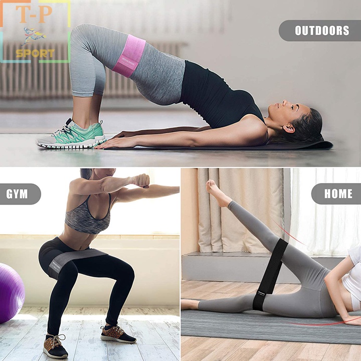 Dây kháng lực tập GYM ❤️FREESHIP❤️ Dây kháng lực Miniband đàn hồi tập thể dục Squats Yoga Tập Chân❤️Tay❤️Hông Siêu Bền