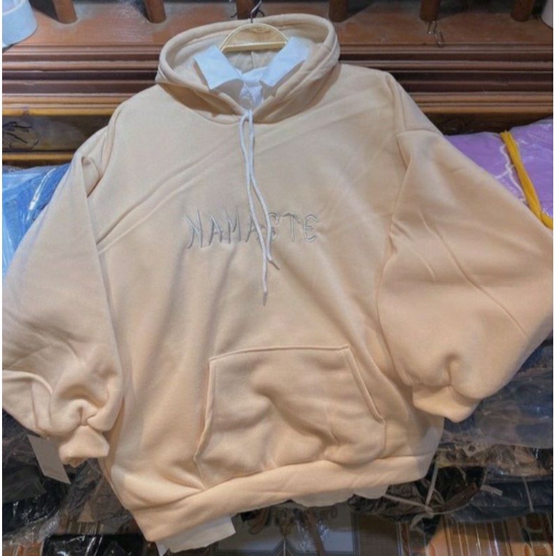 Áo Hoodie Nỉ Thêu Chữ NAMASTE  Form Rộng Tay Phồng - Áo Hoodie Nỉ Nữ Túi Bụng nhiều Màu | WebRaoVat - webraovat.net.vn