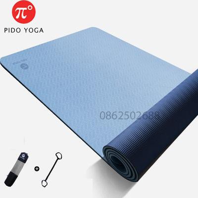 Thảm tập Yoga PIDO Chất liệu TPE 6mm Cao Cấp – Tặng kèm túi đựng