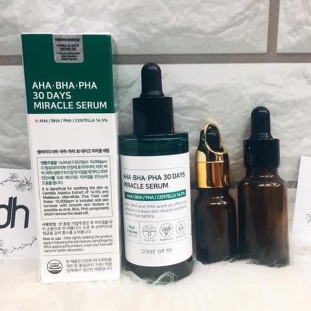 Tinh chất giảm mụn Some By Mi AHA BHA PHA SERUM